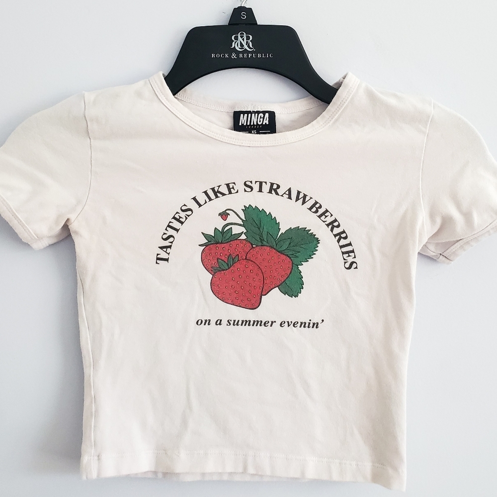 Harry Styles Tastes Like Strawberries Crop Top